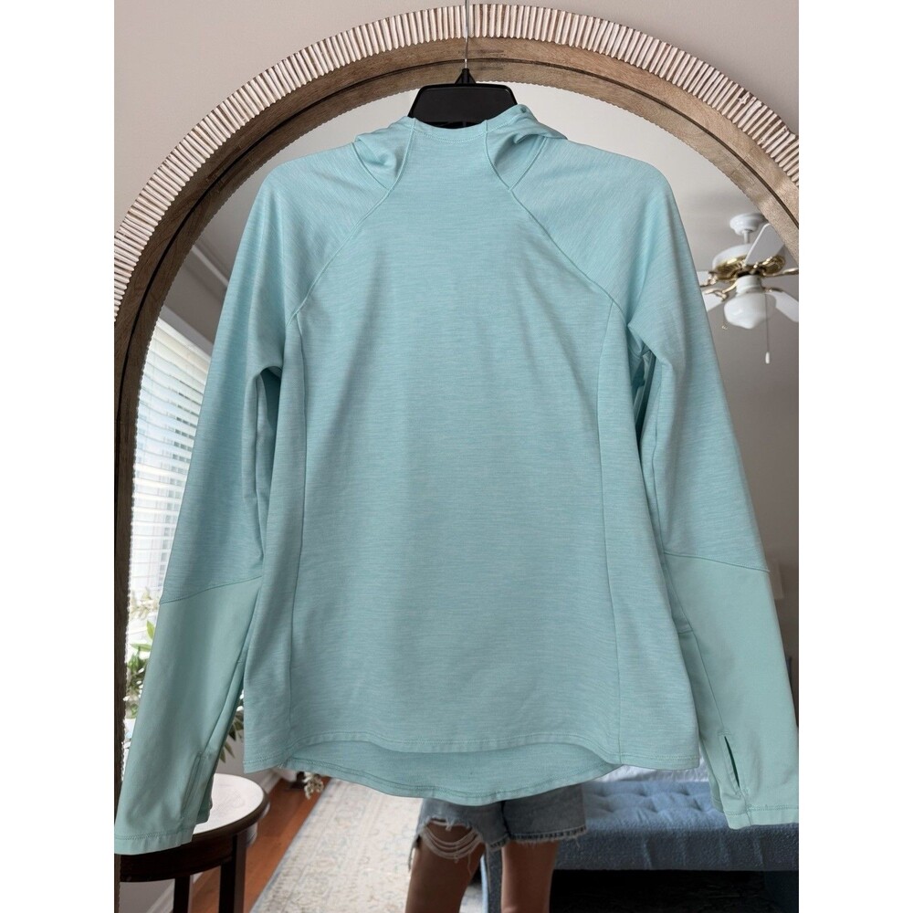 DSG Women’s M Mint Green Performance Hoodie Pullover Athletic Top Thumbholes